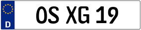 Truck License Plate